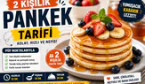 2 Kişilik Pankek Tarifi Nasıl Yapılır? Evde pratik, hızlı v