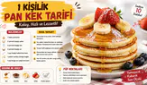 1 Kişilik Pan Kek Tarifi Evde Kolay ve Hızlı
