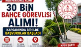 MEB Okullara 217 Bahçe Görevlisi Alıyor! KPSS Şartsız Başvurular 24 Ağustos'ta Bitiyor