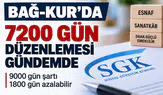 Bağ-Kur’da 7200 Gün Düzenlemesi Gündemde 9000 Gün Şartı 1800 Gün Azalabilir