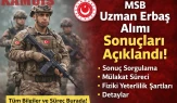 Milli Savunma Bakanlığı Uzman Erbaş Alımı Sonuçları Açıklandı mı? Şartlar Nelerdir?