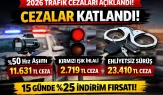 2026 trafik cezaları açıklandı! Hız, kırmızı ışık, drift, ehliyetsiz araç kullanma ve tüm trafik ihlallerinin güncel ceza tutarları ile %25 indirim detayları