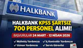Halkbank Bankası KPSS 700 Personel Alımı 2026 Başvuru Başladı!