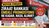 Ziraat Bankası Emekli Promosyonu 2026 Ne Kadar, Nasıl Alınır? Maaş Taşıma