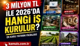 3 Milyon TL ile Yapılacak İş Fikirleri 2026 En Karlı Yatırım Alanları