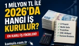 1 Milyon TL ile Yapılacak İş Fikirleri 2026 Yüksek Kazanç Sağlayan Sektörler