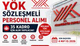 YÖK 2026 Sözleşmeli Personel Alımı Mülakatsız Yok KPSS ile Yerleştirme!