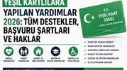 Yeşil Kartlılara Yapılan Yardımlar 2026: Tüm Destekler, Başvuru Şartları