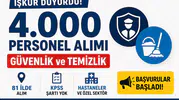 İŞKUR’dan Hastaneler ve Özel Sektöre 4.000 Güvenlik ve Temizlik Personeli Alımı
