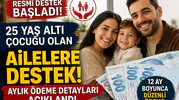 25 Yaş Altı Çocuğu Olan Ailelere Yeni Destek! Aylık Ödeme