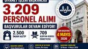 Diyanet 3.209 Personel Alımı Sürüyor Başvurular 4 Mayıs’ta Bitiyor