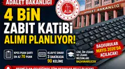 Adalet Bakanlığı 4 Bin Zabıt Katibi Alımı İçin Hazırlıkta: Başvuru Şartları