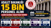 Adalet Bakanlığı 15 Bin Personel Alımında Taban Puanlar Ne Olabilir?