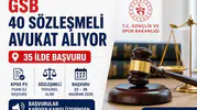GSB 40 Sözleşmeli Avukat Alımı Yapacak! 35 İlde Başvurular Başlıyor