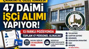 Çankırı İl Özel İdaresi 47 Daimi İşçi Alımı Yapacak Başvurular Başladı