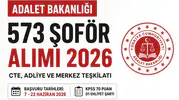 Adalet Bakanlığı 573 Şoför Alımı Yapacak! CTE, Adliyeler ve Merkez Teşkilatına Personel Alınacak