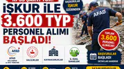 AFAD, Kaymakamlık ve İl Özel İdaresine 3.600 TYP Personel Alımı Başladı! KPSS Şartı Yok