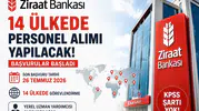 Ziraat Bankası 14 Ülkede Personel Alımı Yapacak! Başvurular Başladı, İşte Şartlar