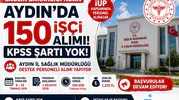 Sağlık Bakanlığı Aydın'da KPSS Şartsız 150 İşçi Alımı Yapacak! Başvurular Devam Ediyor