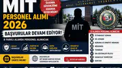 MİT Personel Alımı 2026 Başladı! 8 Farklı Kadro İçin Başvuru Şartları Açıklandı