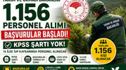 Tarım ve Orman Bakanlığı 1.156 Personel Alımı Başladı! KPSS Şartsız Başvuru Detayları
