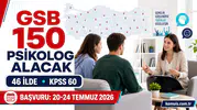 GSB’den Psikologlara Büyük Fırsat 46 İlde 150 Personel Alımı Başlıyor!
