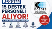 KOSGEB'den 15 İlde Personel Alımı: Başvurular 6 Temmuz'da Başlıyor