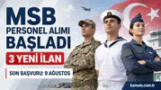 MSB 2026 Sözleşmeli Er ve Uzman Erbaş Alımı Başladı 3 İlan İçin Son Gün 9 Ağustos