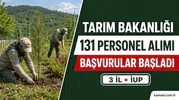 KPSS Şartı Yok: Tarım Bakanlığına 131 Kişilik Alım İŞKUR Duyurdu: