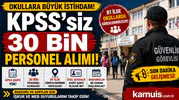 Okullara KPSS’siz 30 Bin Personel Alımı Gündemde! Kimler Başvurabilecek?