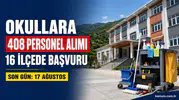 MEB Trabzon’da 408 Personel Alımı Yapacak