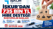 İŞKUR’dan 735 Bin TL’ye Kadar Hibe Desteği Başvurular 16 Eylül’de Sona Eriyor