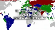 Türk Vatandaşlarının Vizesiz Gidebileceği Avrupa Asya Ülkeleri 2026