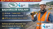 DSİ 50 Personel Alımı Yapacak İŞKUR İUP Başvuruları Şartları Detaylar