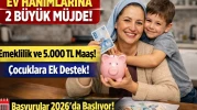Çalışmayan Ev Hanımlarına 2 Büyük Destek Geliyor Emeklilik ve Aylık Maaş Şartları