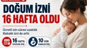 TBMM’den Yeni Düzenleme Doğum İzni 16 Haftaya Yükseltildi