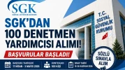 SGK 100 Denetmen Yardımcısı Personel Alımı 2026: Başvurular Başladı!