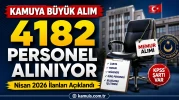 Nisan 2026’da Kamuya 4182 Personel Alımı! Hangi Kurumlar Alım Yapıyor?