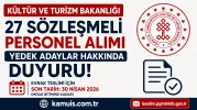 27 Sözleşmeli Personel Alımı: Yedek Adaylar İçin Kritik Evrak Uyarısı!