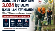 ASHB, DSİ ve OGM 3.024 İşçi Alımı Başvuru Şartları