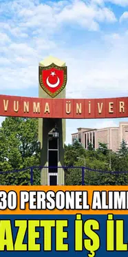 MSÜ 30 Personel Alımı İlanı! Resmi Gazete İş İlanları