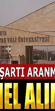 Nevşehir Hacı Bektaş Veli Üniversitesi KPSS Şartsız Personel Alıyor