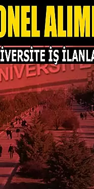 İnönü Üniversitesi 273 Sözleşmeli Personel Alımı Yapıyor