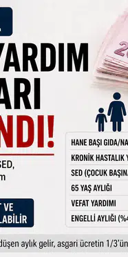 2026 Sosyal Yardımlar Güncellendi: Nakdi Destek, Gıda Yardımı
