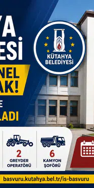 Kütahya Belediyesi 22 İşçi Alımı Yapacak! KPSS Şartı Yok