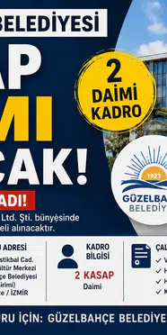 İzmir Güzelbahçe Belediyesi Kasap Alımı Yapacak! Başvuru Şartları ve Detaylar