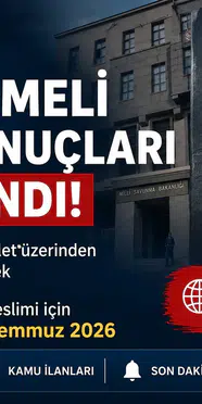 MSB 1.349 Sözleşmeli Personel Alımı Sonuçları Duyuruldu