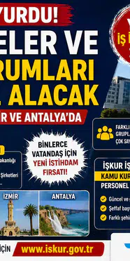 İŞKUR Duyurdu Belediyeler ve Kamu Kurumları İşci ve Personel Alacak!
