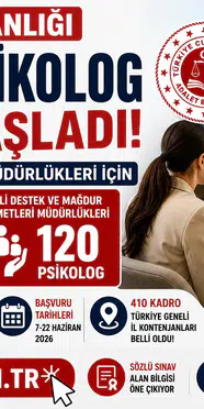 Adalet Bakanlığı Personel Alımı Haberi 410 Psikolog Alımı Yapacak!