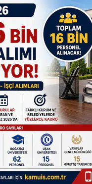 Haziran 2026’da Kamuya 16 Bin Personel Alımı Devam Ediyor! İşte Başvurusu Süren İlanlar